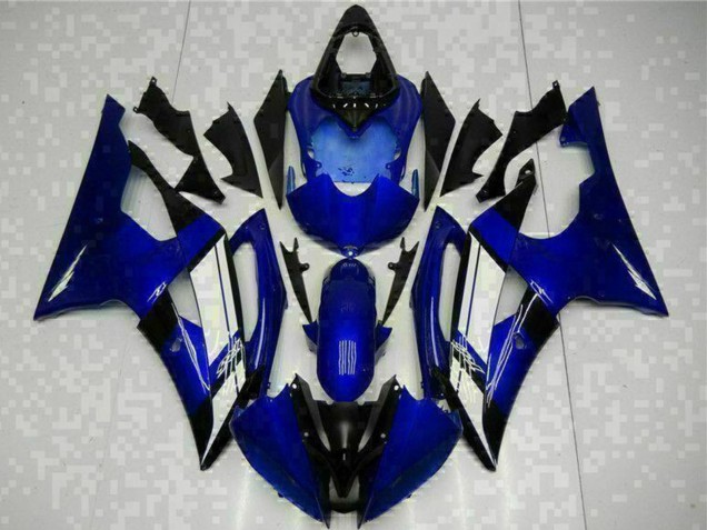 Yamaha YZF R6 Motorrad Verkleidung 2008-2016 - Blau Weiss