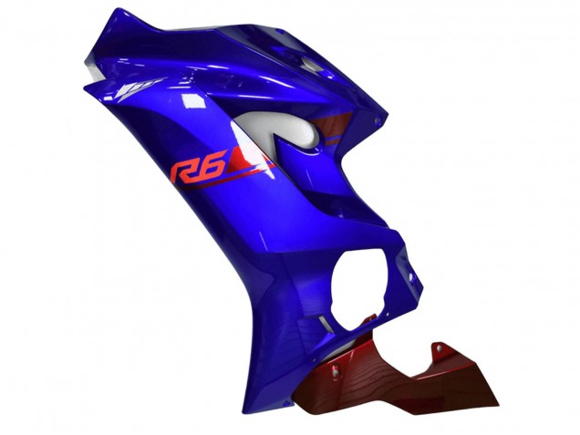 Yamaha YZF R6 Motorrad Verkleidung 2017-2023 - Blau Rot