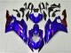 Yamaha YZF R6 Motorrad Verkleidung 2017-2023 - Blau Rot