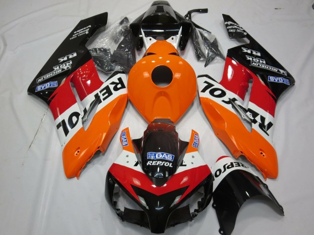 Honda CBR1000RR Motorrad Verkleidungen Kit 2004-2005 - Orange Weiss Rot Glanzendes Schwarz Repsol