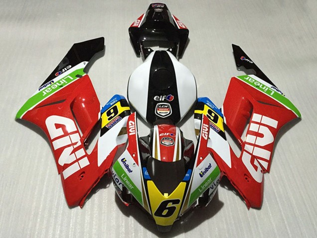 Honda CBR1000RR Motorrad Verkleidung 2004-2005 - Weiss Rot Grun Gelb Glanzendes Schwarz Givi 6