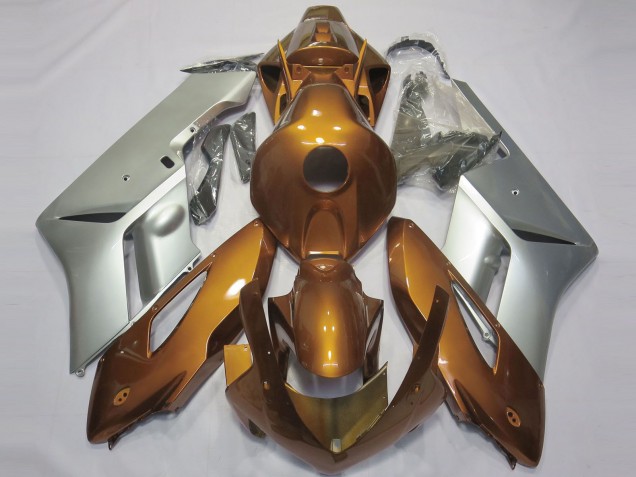 Honda CBR1000RR Motorrad Verkleidung 2004-2005 - Silber Gold