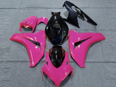 Honda CBR1000RR Motorrad Verkleidung 2008-2011 - Rosa Glanzendes Schwarz