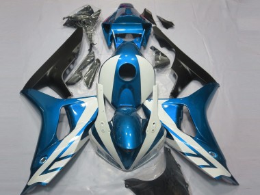 Honda CBR1000RR Motorrad Verkleidung 2006-2007 - Blau Weiss Matt Schwarz