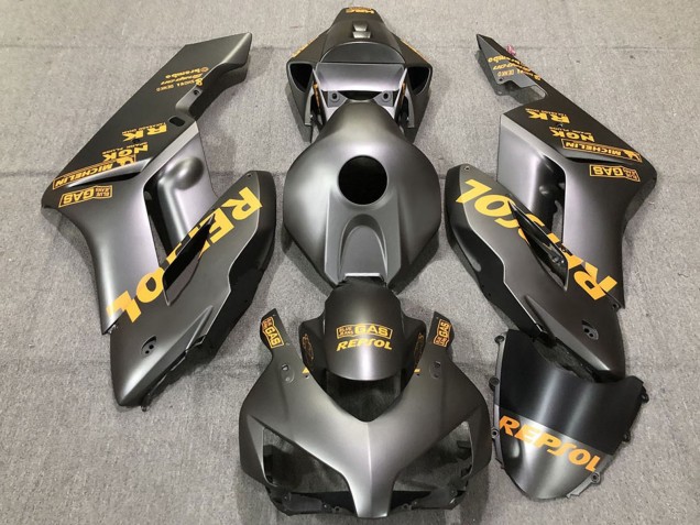Honda CBR1000RR Motorrad Verkleidung 2004-2005 - Matt Grau Gold Repsol
