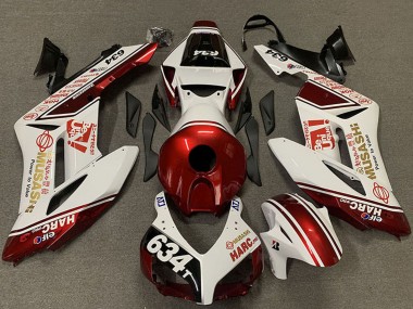 Honda CBR1000RR Motorrad Verkleidung 2004-2005 - Weiss Rot Musashi 634