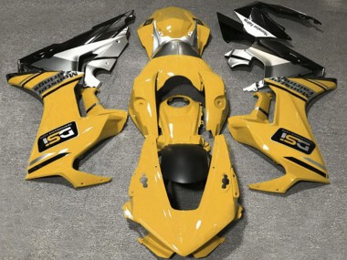 Honda CBR1000RR Motorrad Verkleidung 2017-2024 - MuSternd Gelb Weiss Silber Glanzendes Schwarz DSI