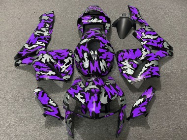 Honda CBR600RR Motorrad Verkleidung 2005-2006 - Camouflage Lila