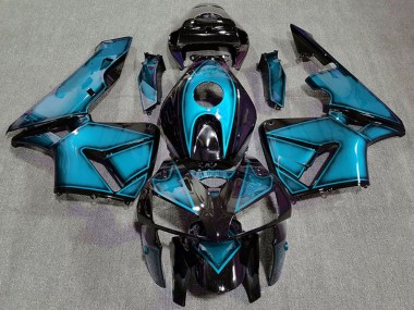 Honda CBR600RR Motorrad Verkleidung 2005-2006 - Dunkel Hellblau