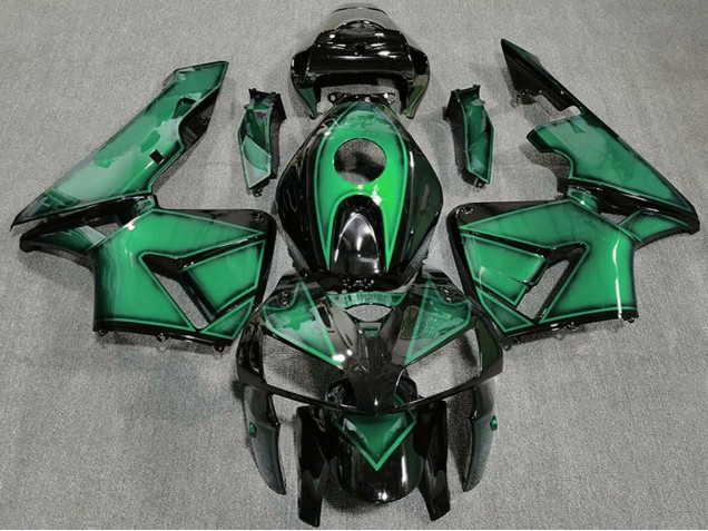 Honda CBR600RR Motorrad Verkleidung 2005-2006 - Dunkel Hellgrun