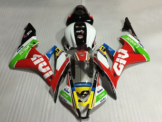 Honda CBR600RR Motorrad Verkleidung 2007-2008 - Weiss Rot Grun Gelb Glanzendes Schwarz Givi 6