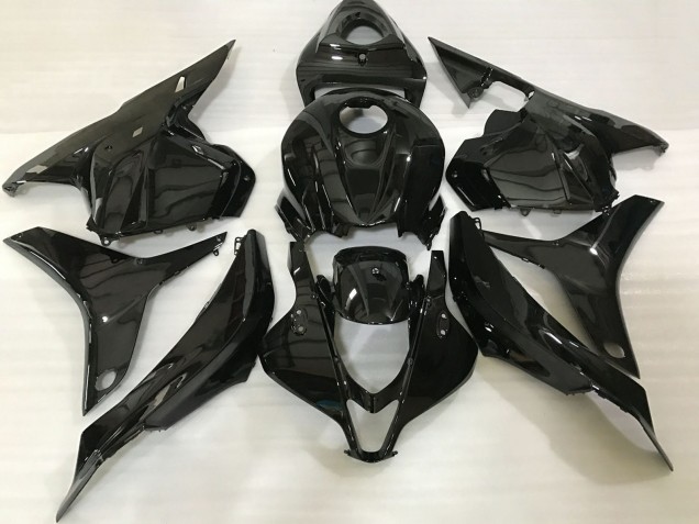 Honda CBR600RR Motorrad Verkleidung 2009-2012 - Glanzendes Schwarz