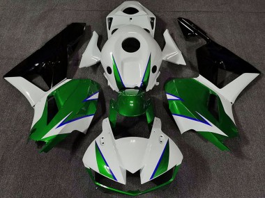 Honda CBR600RR Motorrad Verkleidung 2013-2023 - Weiss Grun Blau Glanzendes Schwarz
