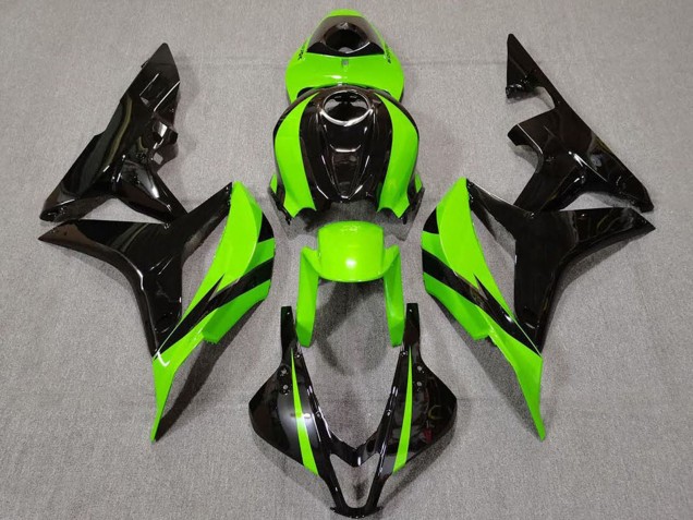 Honda CBR600RR Motorrad Verkleidung 2007-2008 - Grun Glanzendes Schwarz
