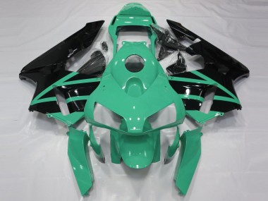 Honda CBR600RR Motorrad Verkleidung 2003-2004 - Mint Grun Glanzendes Schwarz