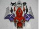 Honda CBR600RR Motorrad Verkleidung 2005-2006 - Rot Lila Grau