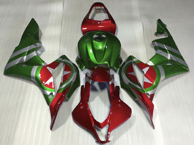 Honda CBR600RR Motorrad Verkleidung 2007-2008 - Rot Grun Captain America