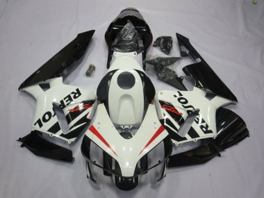 Honda CBR600RR Motorrad Verkleidung 2003-2004 - Weiss Rot Glanzendes Schwarz Repsol OEM Stil