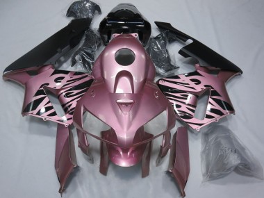 Honda CBR600RR Motorrad Verkleidung 2005-2006 - Rose Rosa Flamme