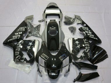 Honda CBR600RR Motorrad Verkleidung 2003-2004 - Silber Glanzendes Schwarz SevenStars