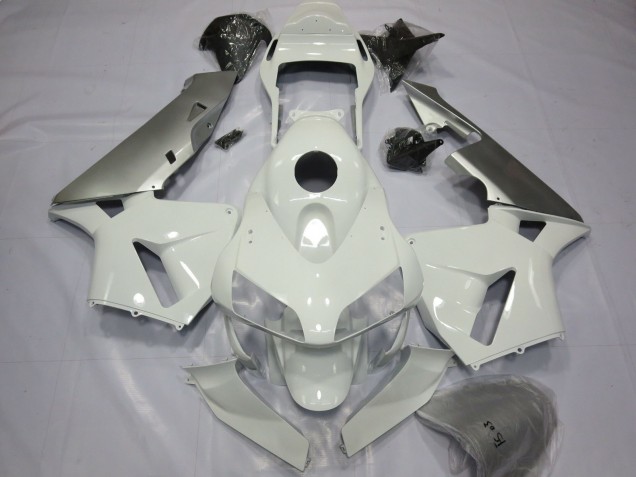 Honda CBR600RR Motorrad Verkleidung 2003-2004 - Silber Weiss