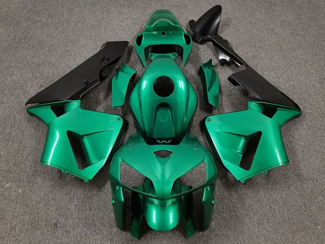 Honda CBR600RR Motorrad Verkleidung 2005-2006 - Blau Grun CBR Stil