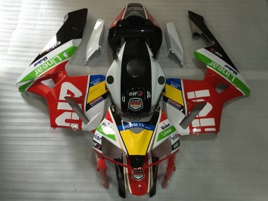 Honda CBR600RR Motorrad Verkleidung 2005-2006 - Weiss Rot Givi