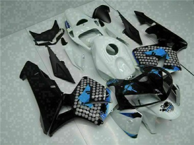Honda CBR600RR Motorrad Verkleidung 2005-2006 - Weiss Schwarz Grun