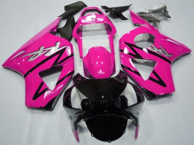 Honda CBR954RR Motorrad Verkleidung 2002-2003 - Rosa Glanzendes Schwarz