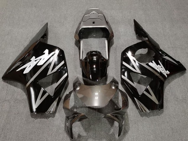 Honda CBR954RR Motorrad Verkleidung 2002-2003 - Silber Glanzendes Schwarz