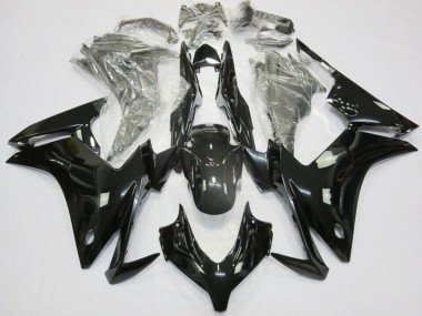 Honda CBR500R Motorrad Verkleidung 2013-2015 - Glanzendes Schwarz