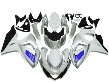Suzuki GSXR 1000 Motorrad Verkleidung 2009-2016 - Weiss Blau