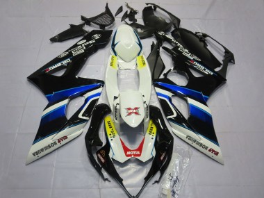 Suzuki GSXR 1000 Motorrad Verkleidung 2005-2006 - Weiss Blau Schwarz Gelb Rot Dunkel Dog