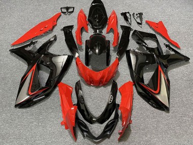 Suzuki GSXR 1000 Motorrad Verkleidung 2009-2016 - Rot Schwarz