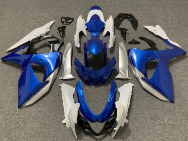 Suzuki GSXR 1000 Motorrad Verkleidung 2009-2016 - Weiss Silber Blau