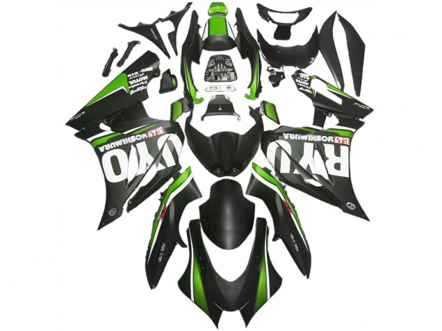 Suzuki GSXR 1000 Motorrad Verkleidung 2017-2024 - Matt Schwarz Grun