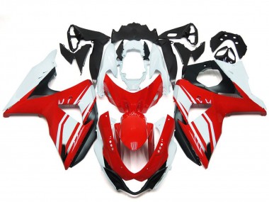 Suzuki GSXR 1000 Motorrad Verkleidung 2009-2016 - Weiss Rot Schwarz