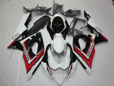Suzuki GSXR 1000 Motorrad Verkleidung 2005-2006 - Weiss Rot Schwarz Yoshimura