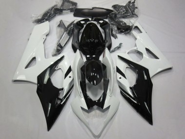 Suzuki GSXR 1000 Motorrad Verkleidung 2005-2006 - Weiss Schwarz Silber