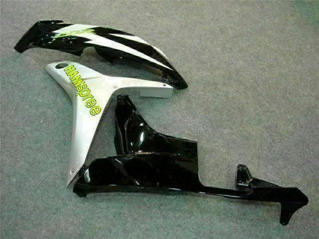 Honda CBR600RR Motorrad Verkleidung 2007-2008 - Weiss Grun Glanzendes Schwarz Hannspree