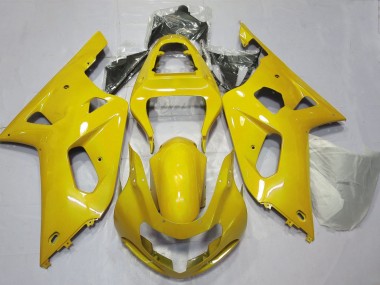 Suzuki GSXR 600 / GSXR 750 Motorrad Verkleidung 2001-2003 - Gelb