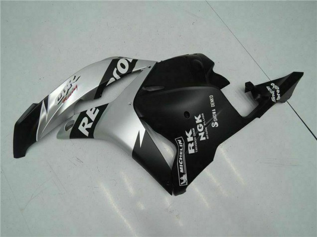 Honda CBR600RR Motorrad Verkleidung 2009-2012 - Silber Matt Schwarz Repsol
