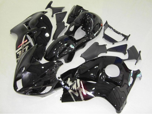 Suzuki GSXR 1300 Motorrad Verkleidung 1996-2007 - Glanzendes Schwarz