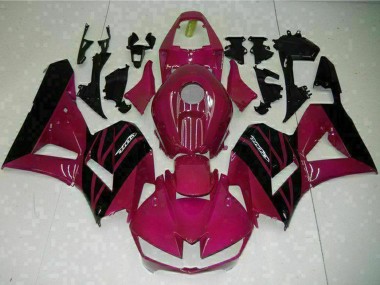 Honda CBR600RR Motorrad Verkleidung 2013-2023 - Lila Glanzendes Schwarz