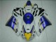 Honda CBR1000RR Motorrad Verkleidung 2004-2005 - Weiss Blau Gelb Rothmans