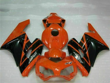 Honda CBR1000RR Motorrad Verkleidung 2004-2005 - Orange Glanzendes Schwarz
