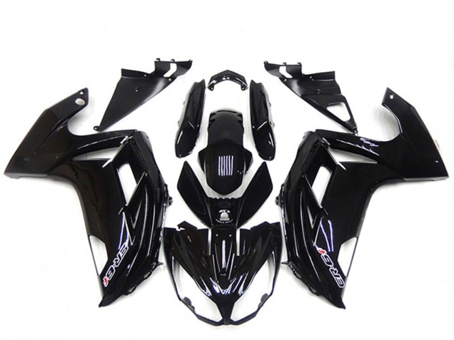 Kawasaki Ninja ER6F Motorrad Verkleidung 2009-2011 - Glanzendes Schwarz