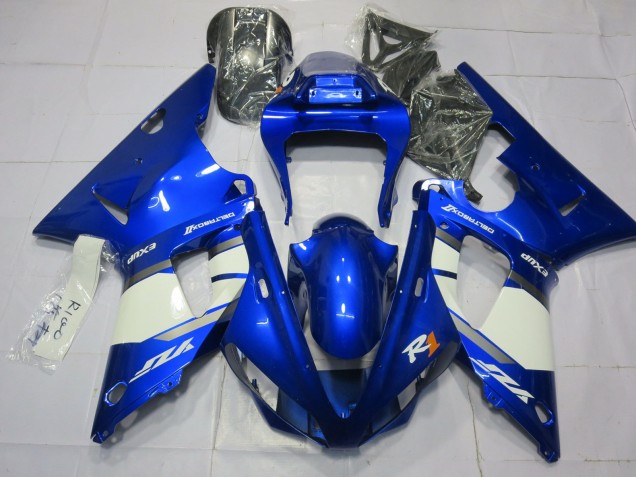 Yamaha R1 Motorrad Verkleidung 2000-2001 - Blau Weiss