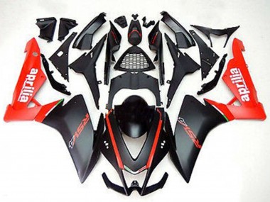 Aprilia RS4 125 Motorrad Verkleidung 2012-2018 - Rot Matt Schwarz