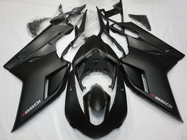 Ducati 1098 Motorrad Verkleidung 2007-2014 - Matt Schwarz